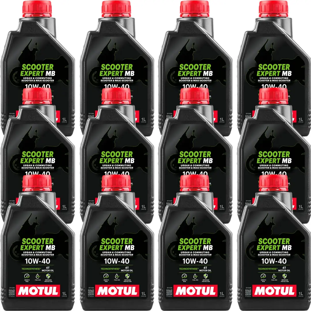 motul-scooter-expert-10w40-mb-1-lt-12adet Motul Scooter Expert 10W40 MB 4T 1 Lt Motosiklet Yağı (12 Adet) - Görsel 1