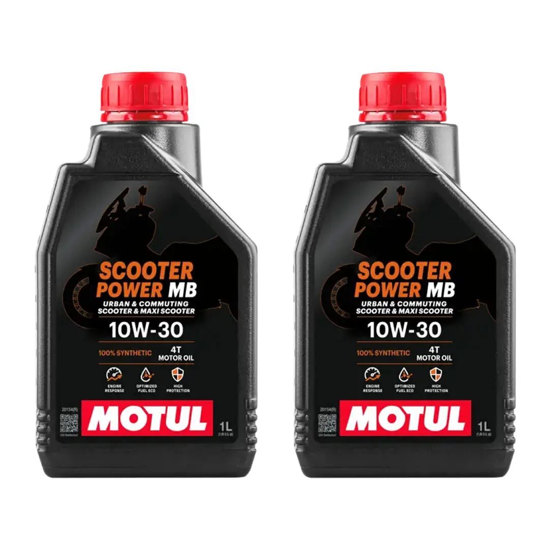 motul-scooter-power-10w30-mb-1-lt-2adet Motul Scooter Power 4T 10W30 MB 1 Lt Motosiklet Yağı (2 Adet) - Görsel 1