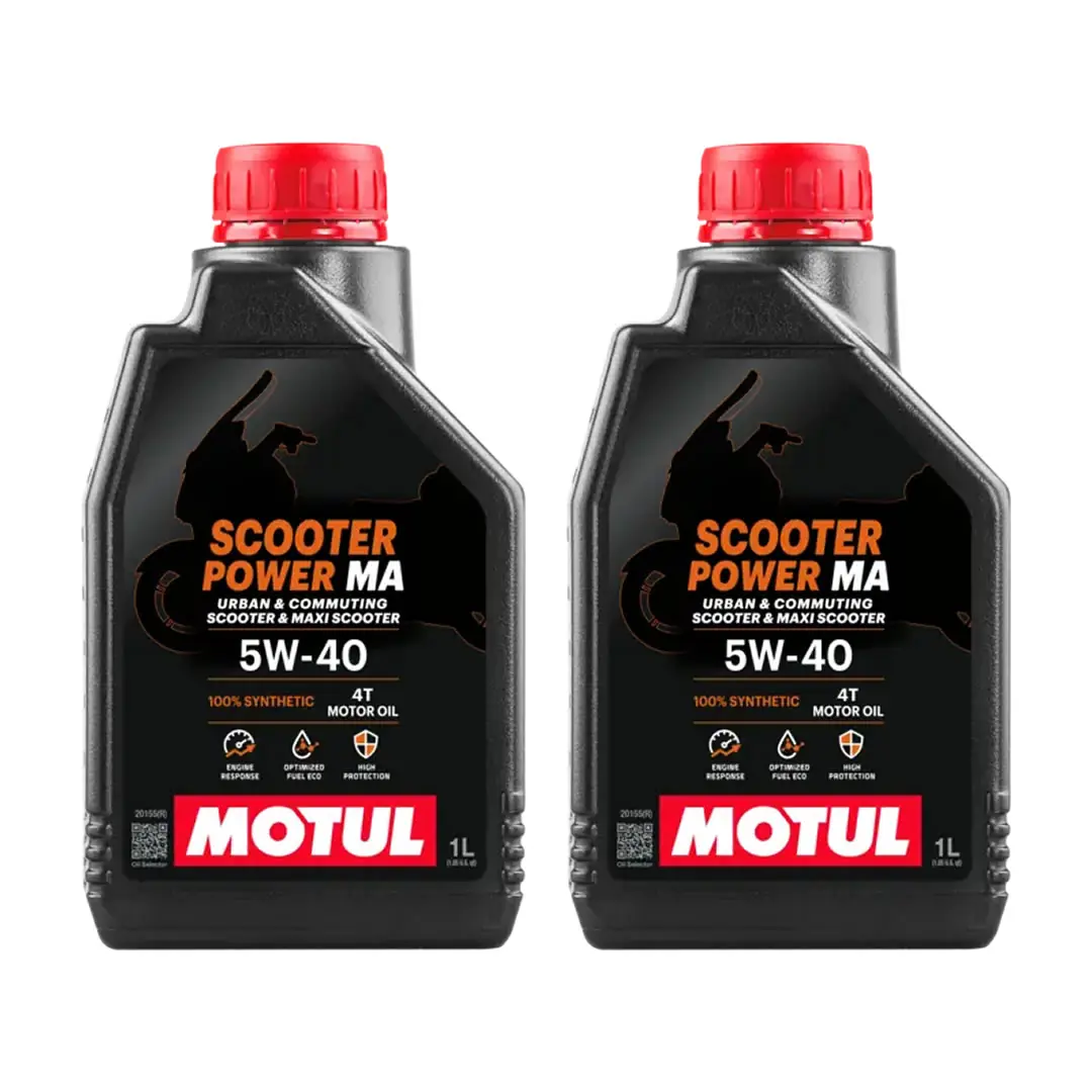 motul-scooter-power-5w40-ma-1-lt-2adet Motul Scooter Power 5W40 MA 4T 1 Lt Motosiklet Yağı (2 Adet) - Görsel 1