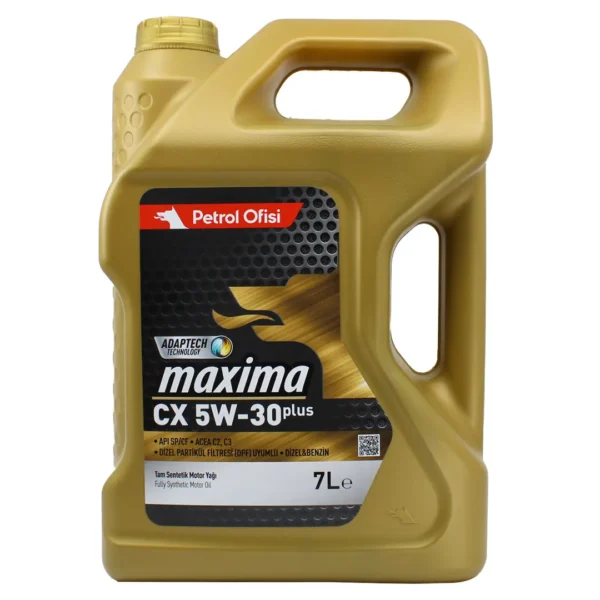 Petrol Ofisi Maxima CX 5W30 7 Lt Tam Sentetik Partiküllü Motor Yağı