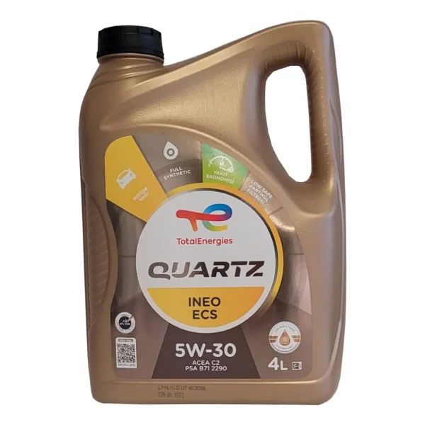 Total Quartz Ineo Ecs 5W30 Motor Yağı 4 Lt Partiküllü