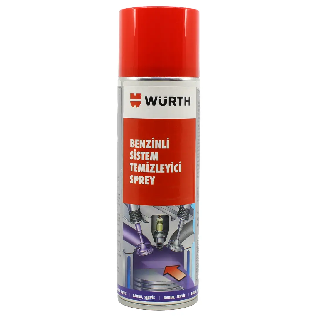 wurth-benzinli-sistem-temizleyici-sprey Würth Benzin Hava Girişi Sistem Temizleyici Sprey 300 Ml - Görsel 1